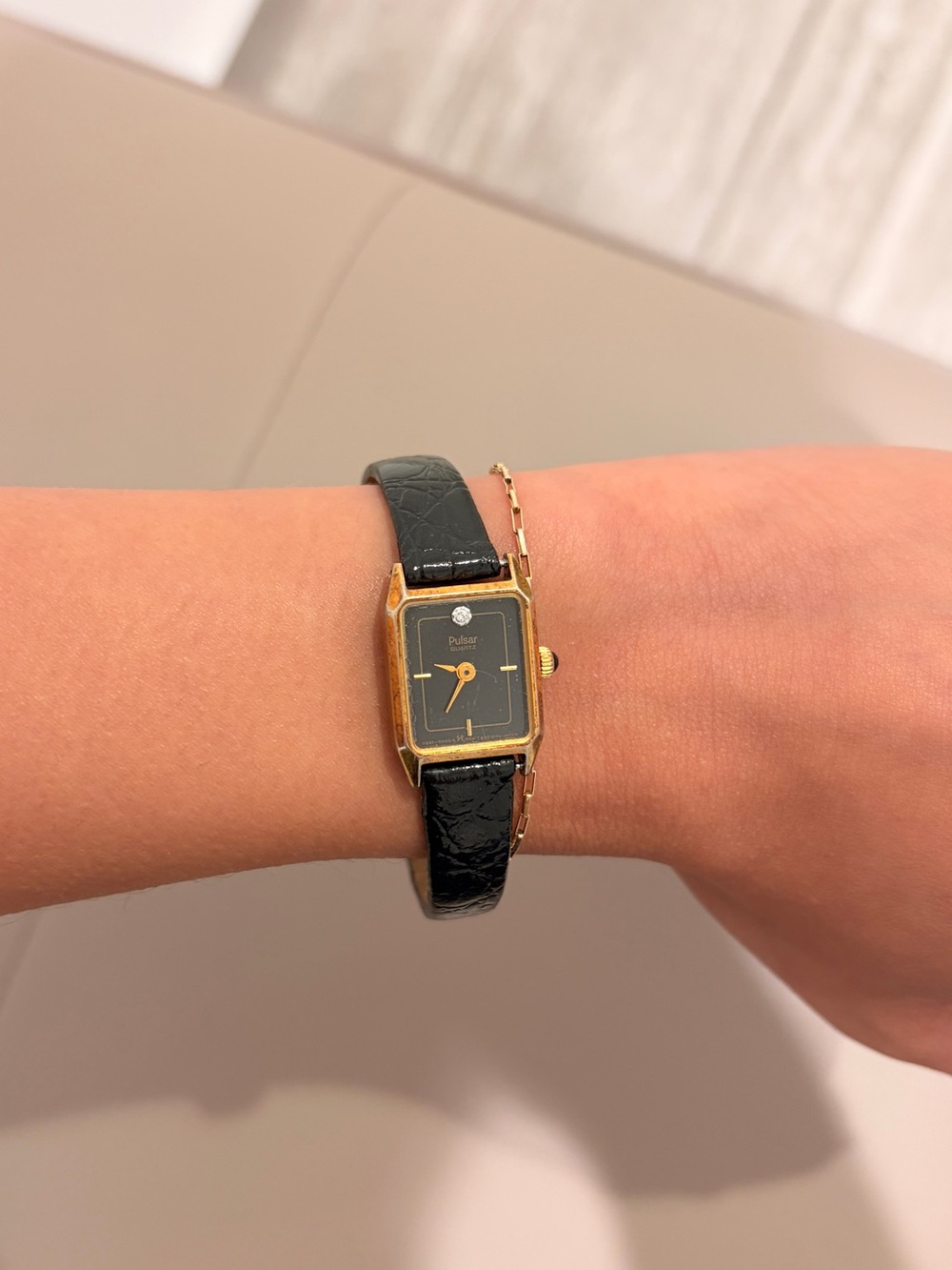 Pulsar Women's Leather Strap Watch